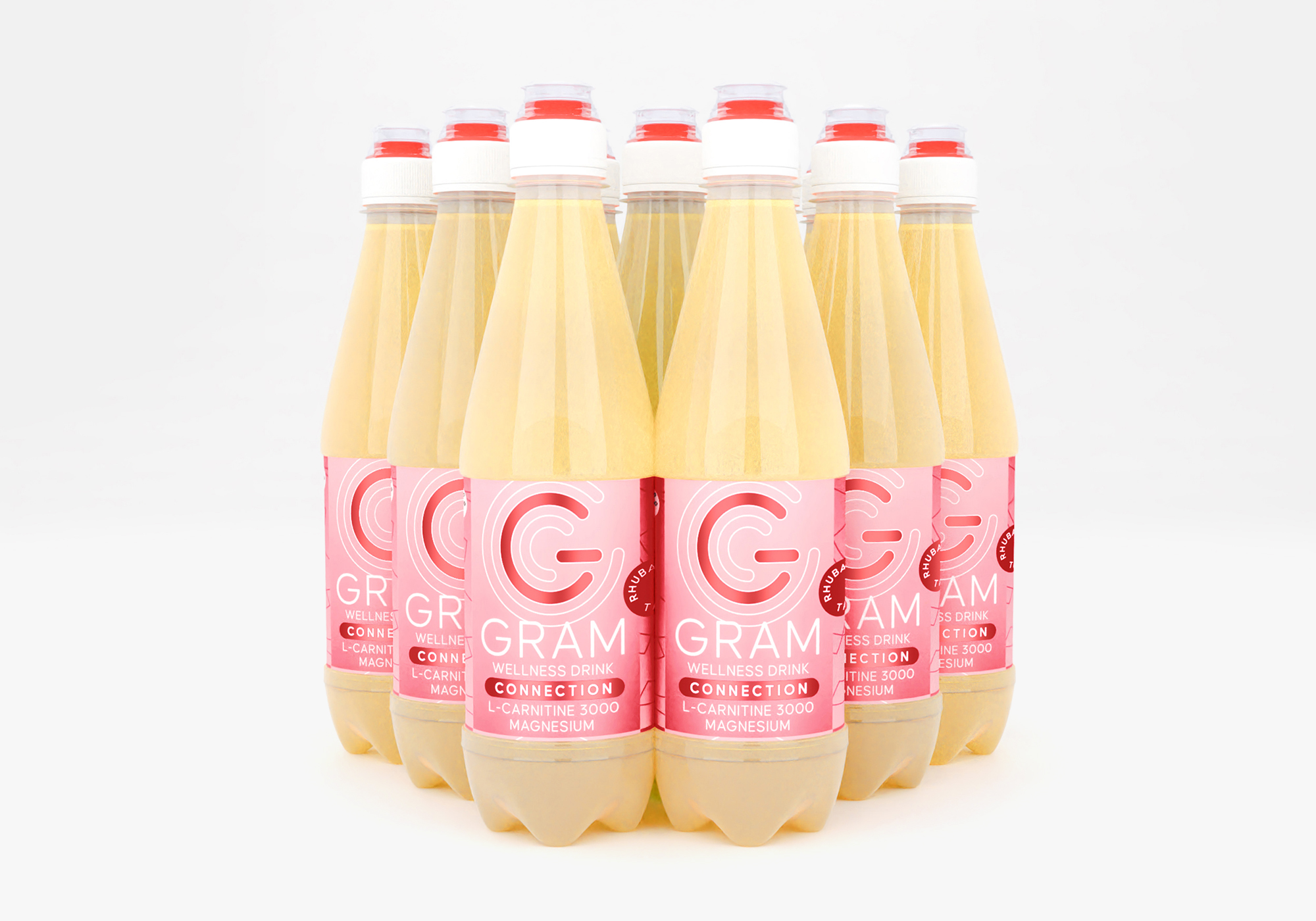 RABARBER ROOSA x12 NEW