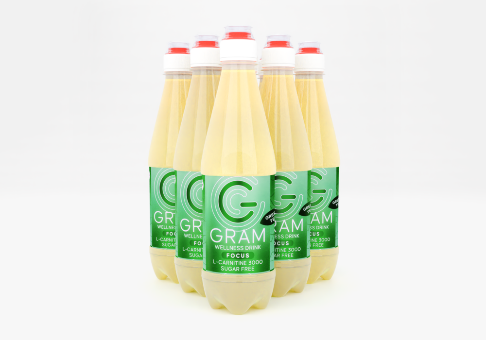 GRAM® wellnessjook magusainega roheline tee (6 pudelit)