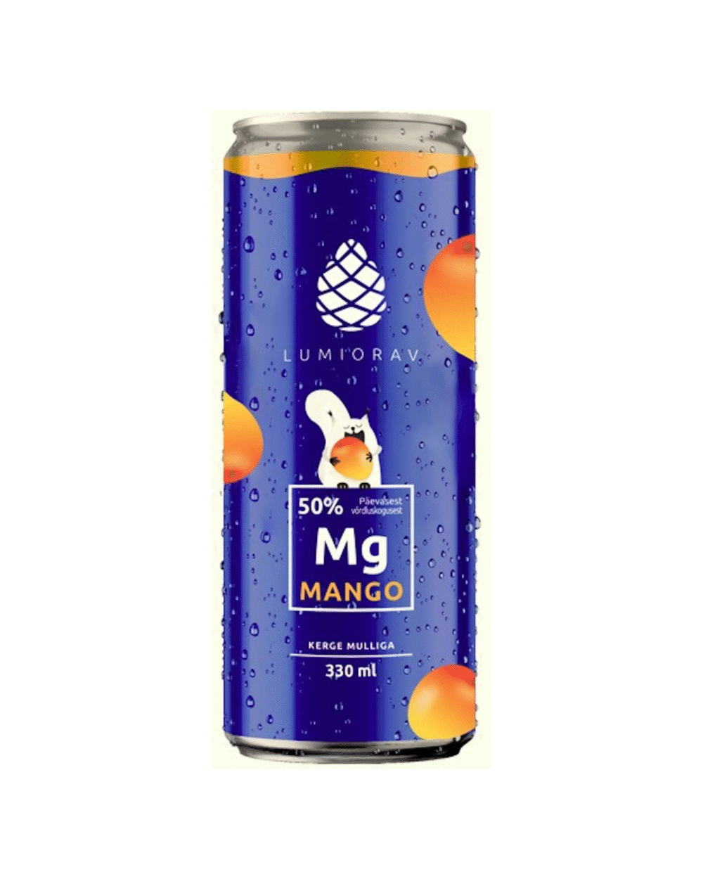Lumiorav Magneesiumivesi mango 330ml (24 purki)